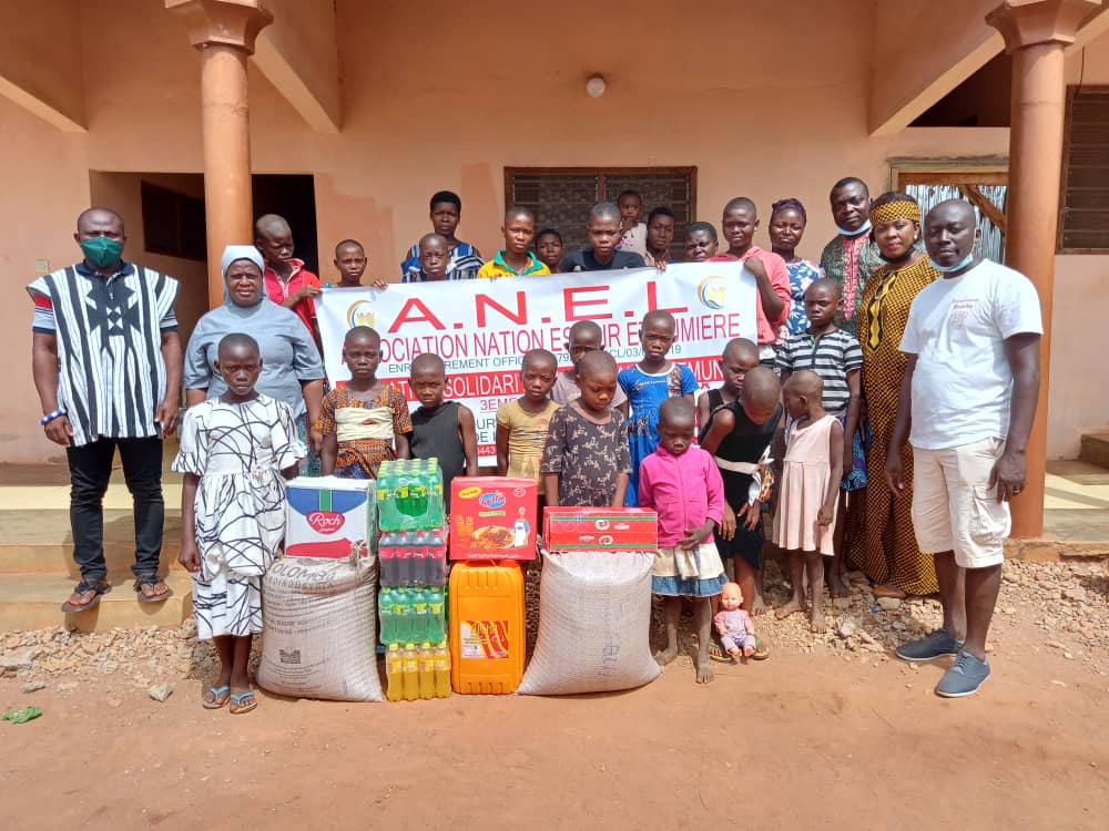 Noël 2021 : ANEL-Togo aux côtés de l’orphelinat St Antoine de Padoue de Kovié